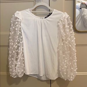 Zara Statement Sleeve Top